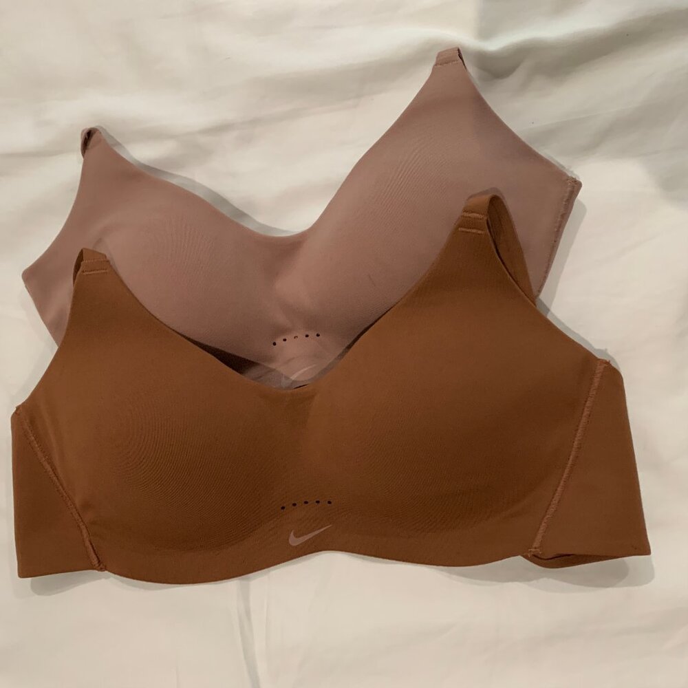 Two Nike Alate Minimalist Women's Light-Support Padded Sports Bras, Small (A-C)